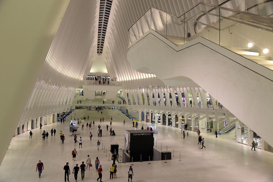 Westfield Trade Center - Oculus Station House; Inside