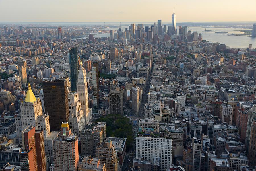 Empire State Building - Panoramic View of Midtown Manhattan