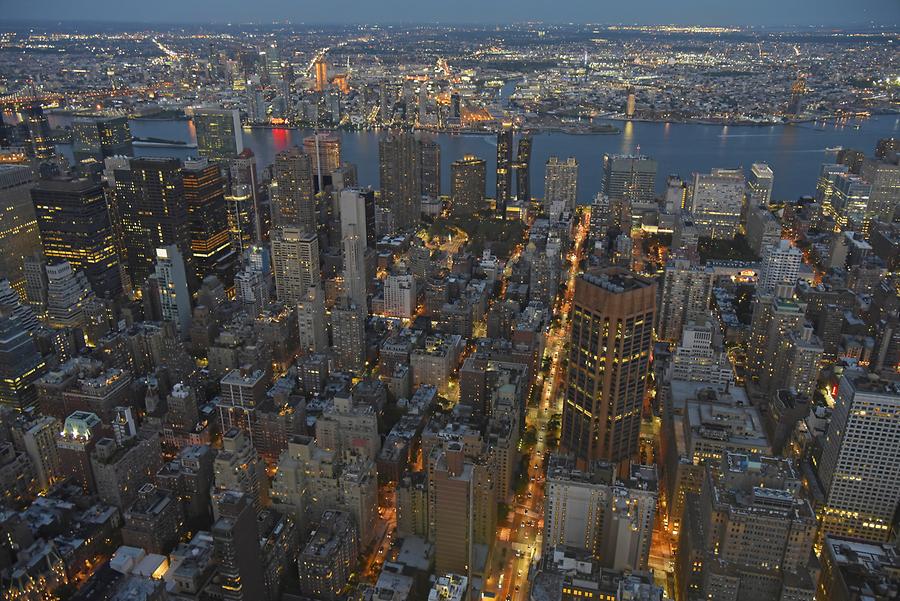 Empire State Building - Panoramic View of Midtown Manhattan