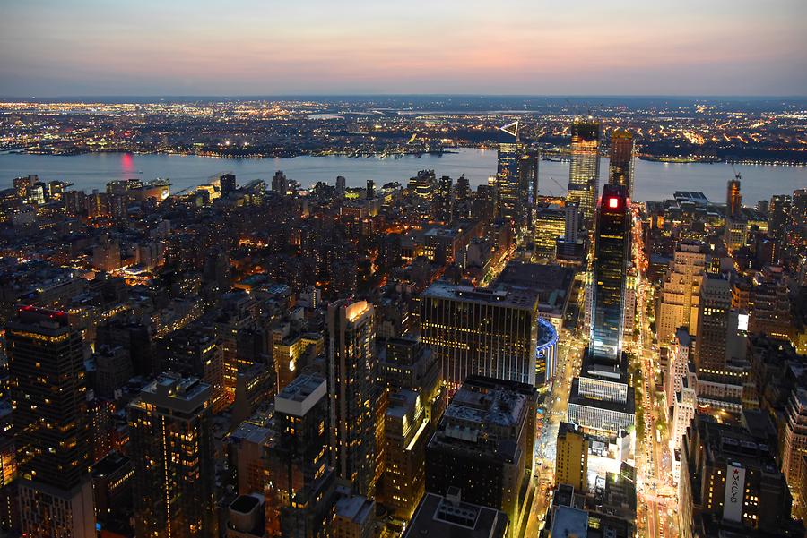 Empire State Building - Panoramic View of Midtown Manhattan