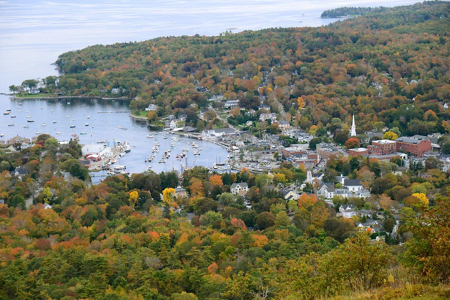 Camden seen from Mount Battie Camden seen from Mount Battie