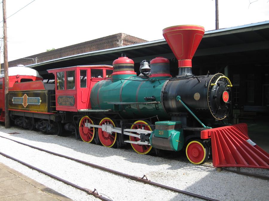 multicolored locomotive