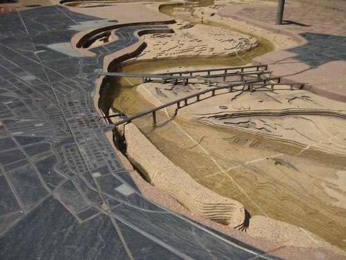 Memphis Mud Island Riverfront Park Scale Model Of The Mississippi River 