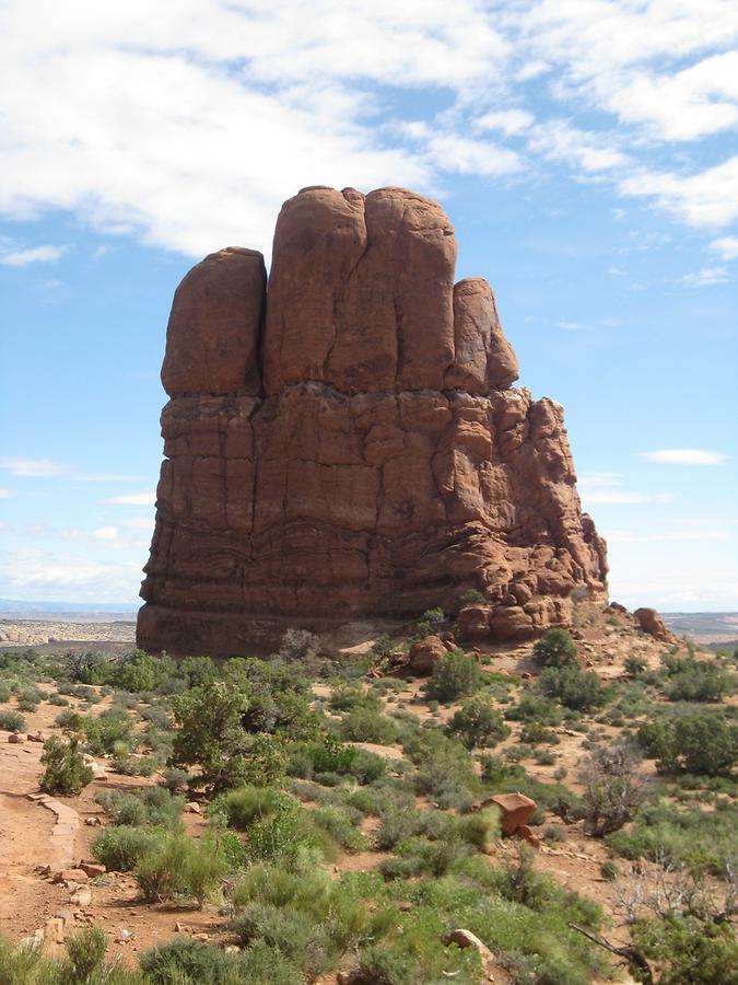 Arches National Park Five Fingers Rock