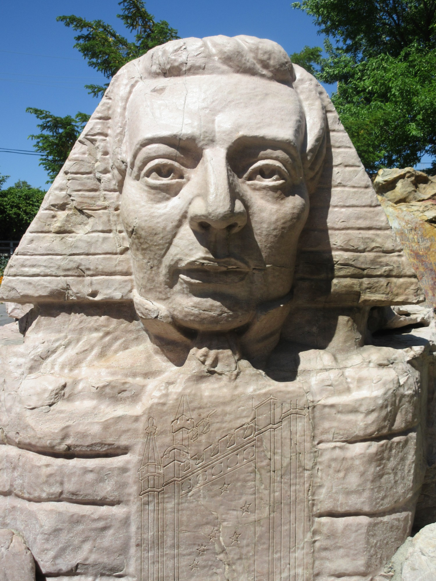 Salt Lake City Gilgal Sculpture Garden Joseph Smith Sphinx