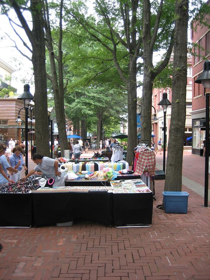 street market on main street