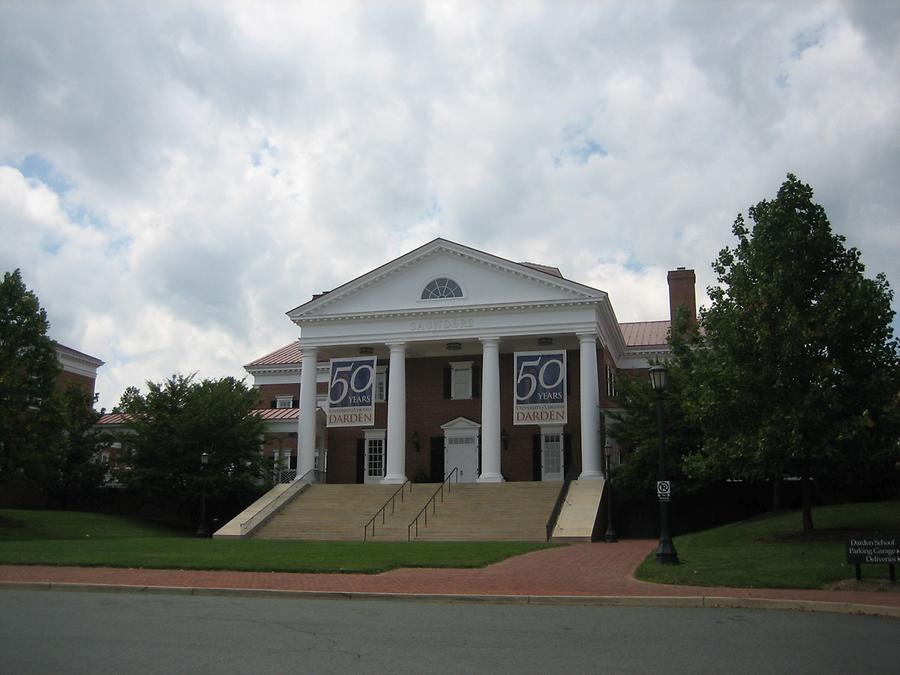 entrance to the university building