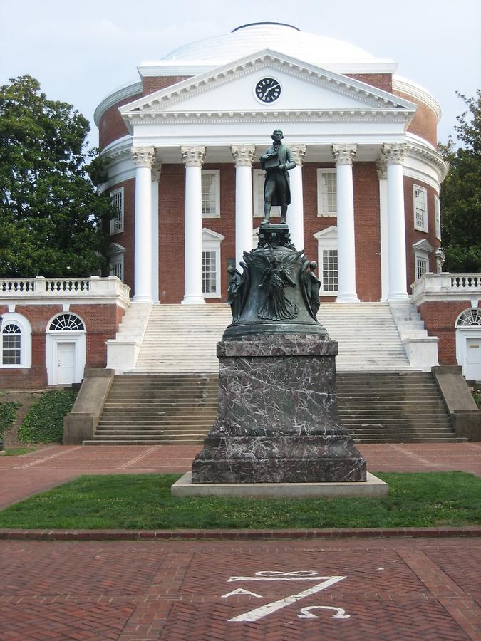 Charlottesville University of Virginia Thomas Jefferrson Monument