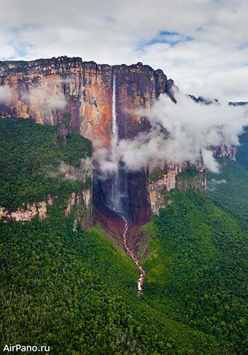 paradise falls. SOUTH AMERICA The falls that where used in the
