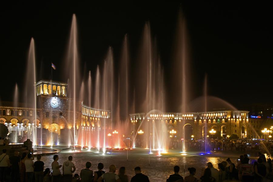 Republic Square at Night