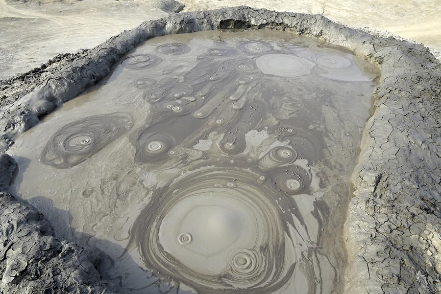 Mud Volcano near Alat