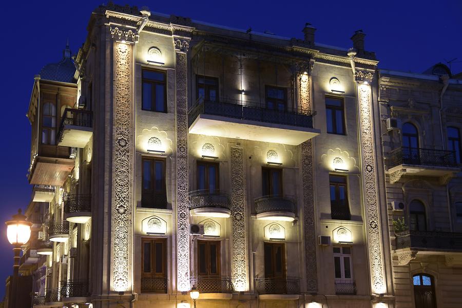 Old Baku at Night