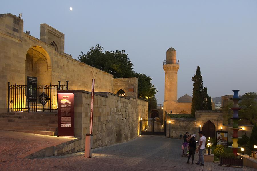 Palace of the Shirvanshahs at Night