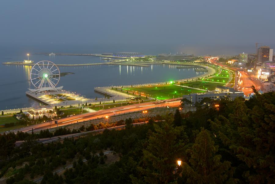 Baku Eye at Night