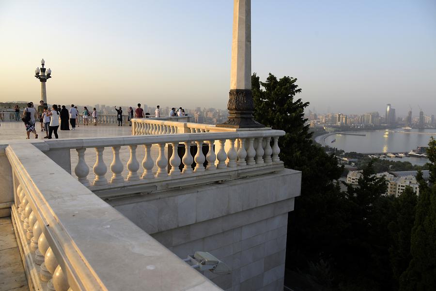 Baku Funicular - Upper Terminus; Dagüstü Park