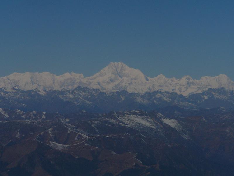 Flight to Paro