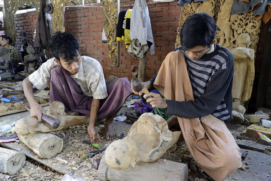 Wood Carver Mandalay