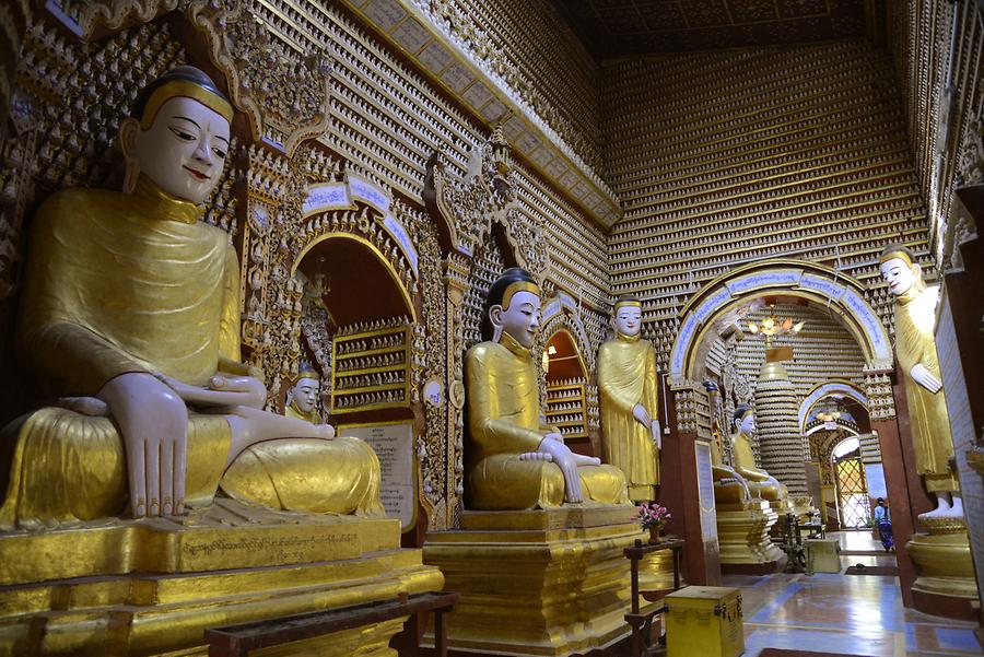 Thanboddhay pagoda interior