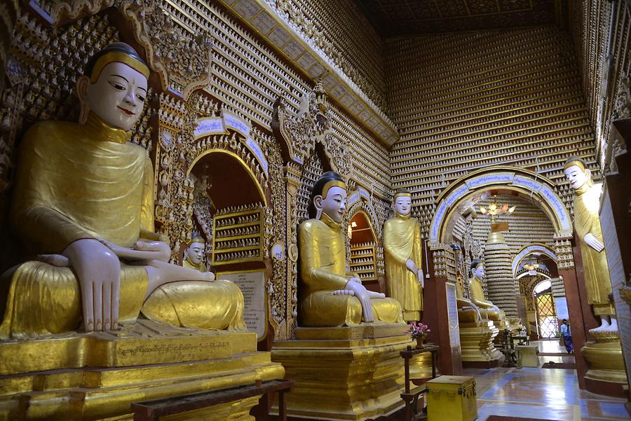 Thanboddhay pagoda interior