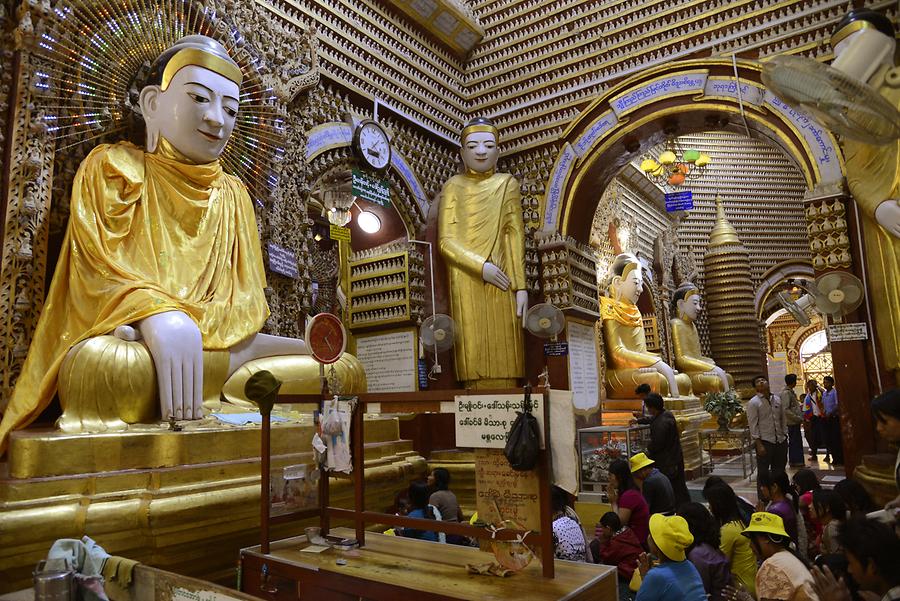 Thanboddhay pagoda interior