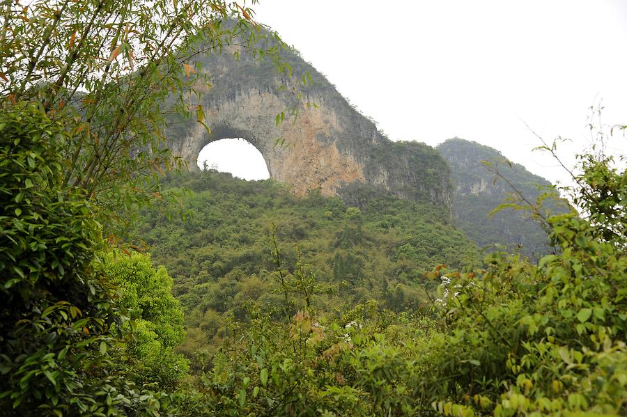 Yangshuo Moon Hill