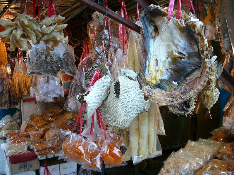 dried fish in closeup