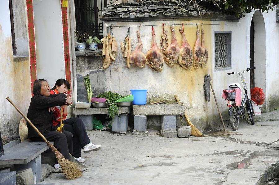 Hongcun - Meat Market