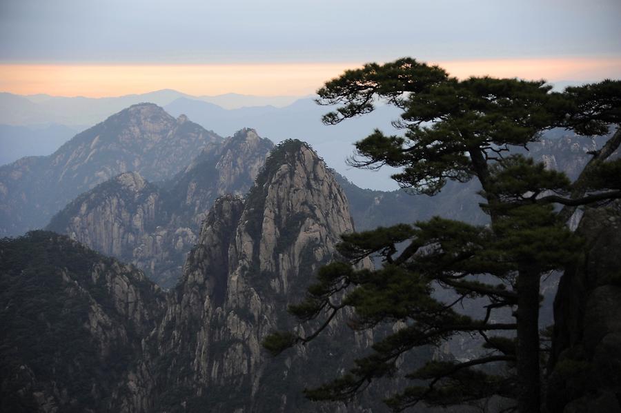 Huang Shan at Sunrise