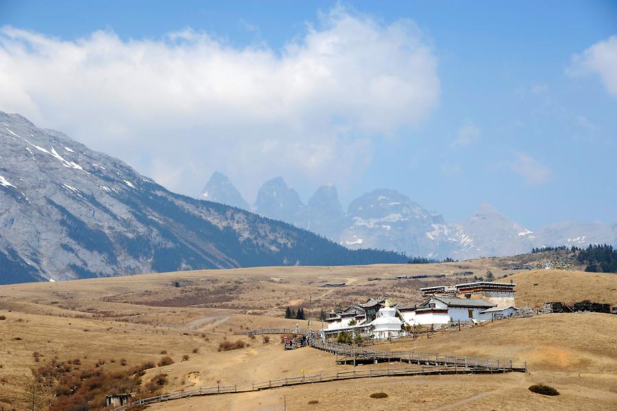 Tibetan Monastery on the Yak Meadow