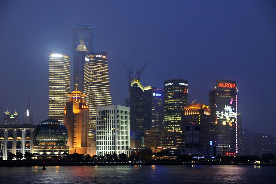 Pudong Skyline at Night