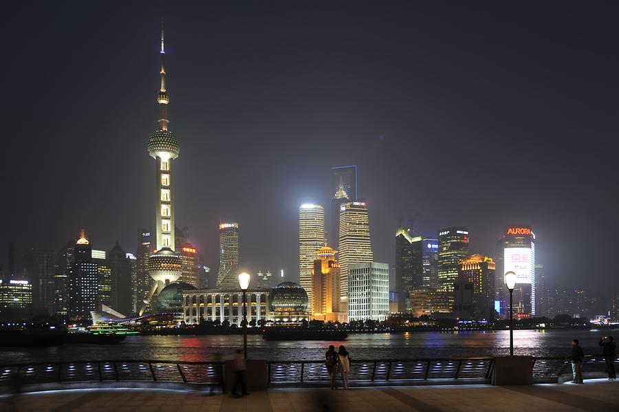 Pudong Skyline at Night