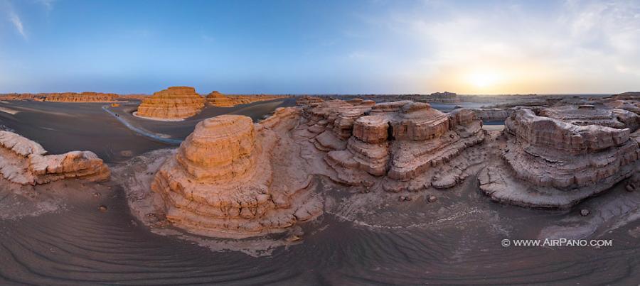 Dunhuang Yardang National Geopark, China, © AirPano 