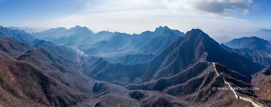 Nothern part of the Jiankou Wall, © AirPano 