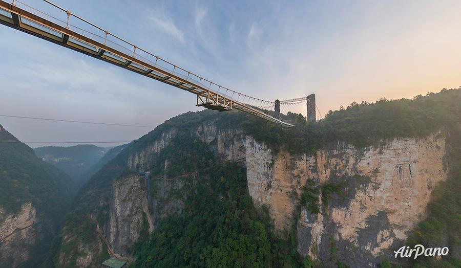 Zhangjiajie Glass Bridge, China, © AirPano 