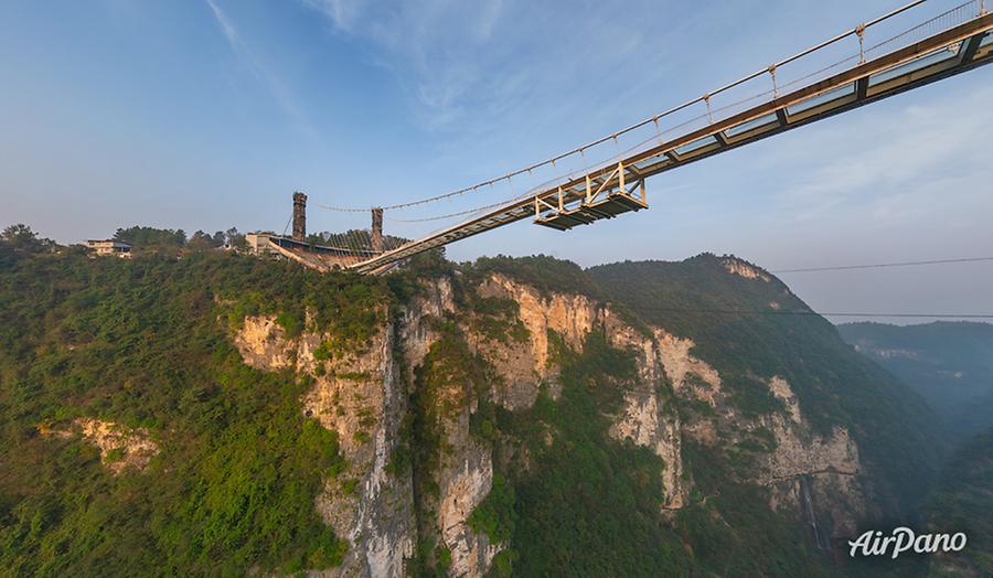 Zhangjiajie Glass Bridge, China, © AirPano 