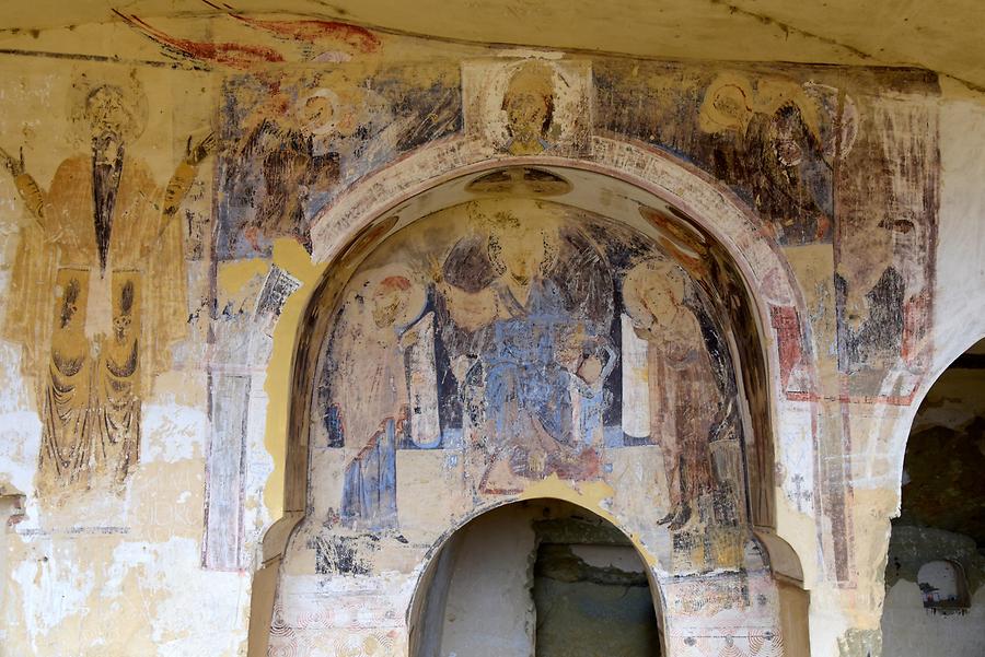 David Gareja Monastery Complex - Udabno Monastery; Frescos