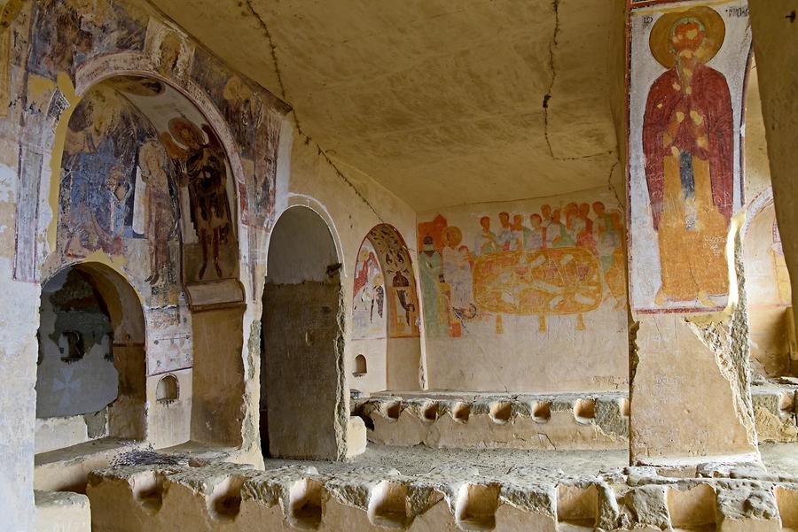 David Gareja Monastery Complex - Udabno Monastery; Frescos