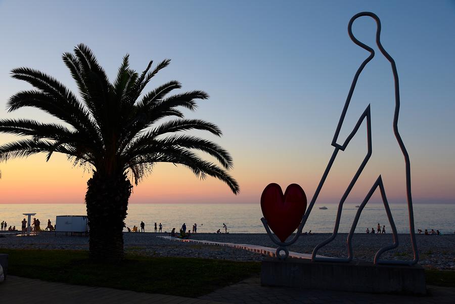 City Beach at Sunset