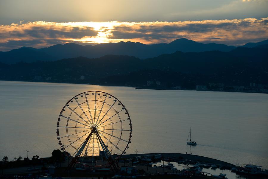 Panoramic Wheel at Sunset
