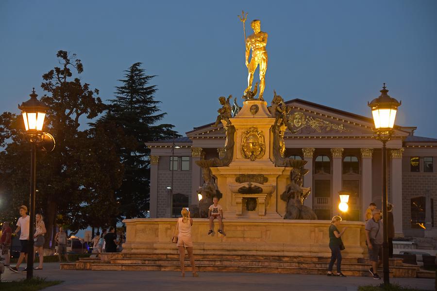 Theatre Square at Night