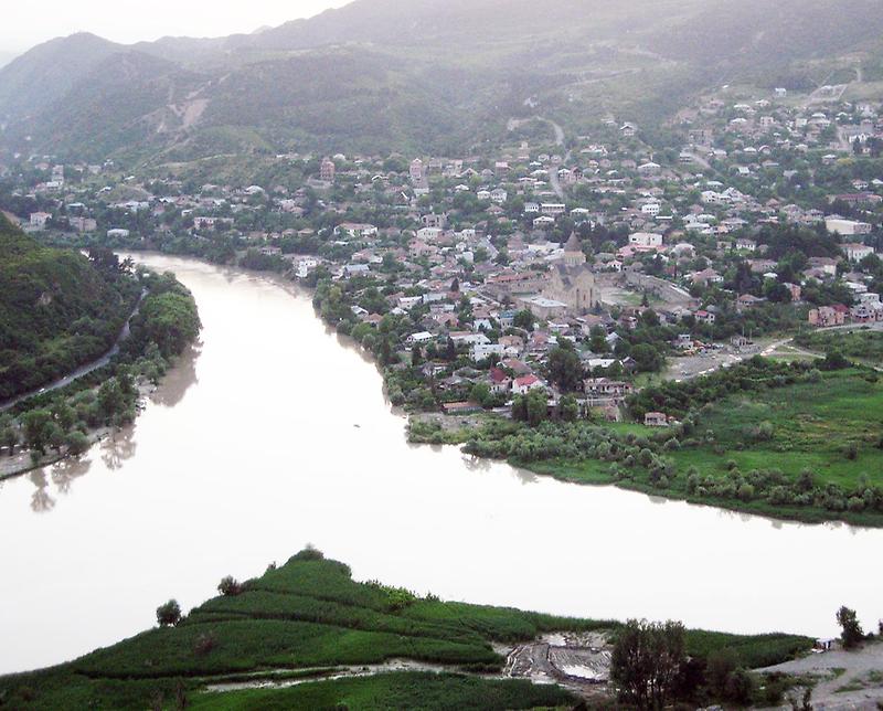 Mtskheta, seen from the Jvari Monastery