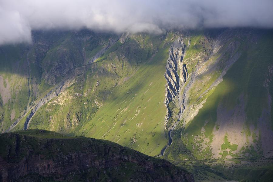 Mount Kazbek - Cloud Formations