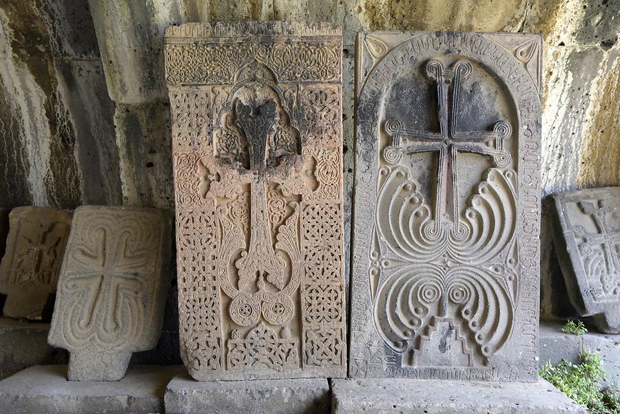 Haghpat Monastery - Library; Khachkars