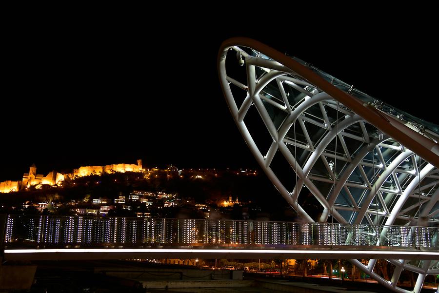 The Bridge of Peace at Night