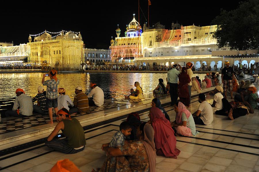 Golden Temple at Night