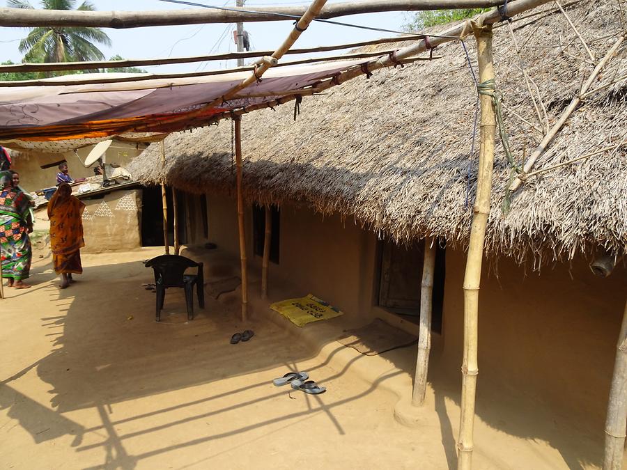 South of Bhubaneswar - Mud-Walled Houses