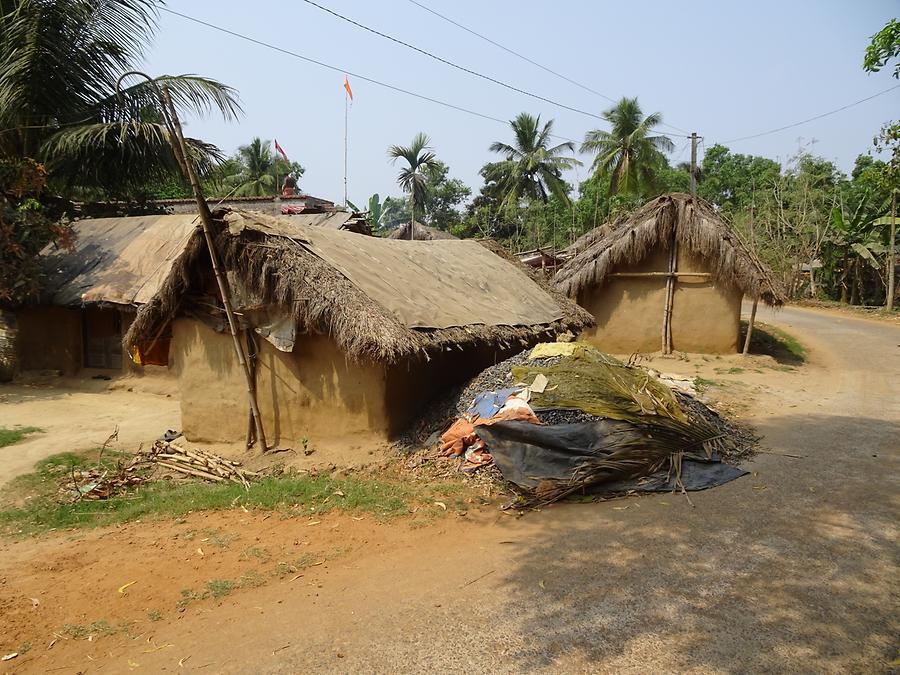 South of Bhubaneswar - Mud-Walled Houses