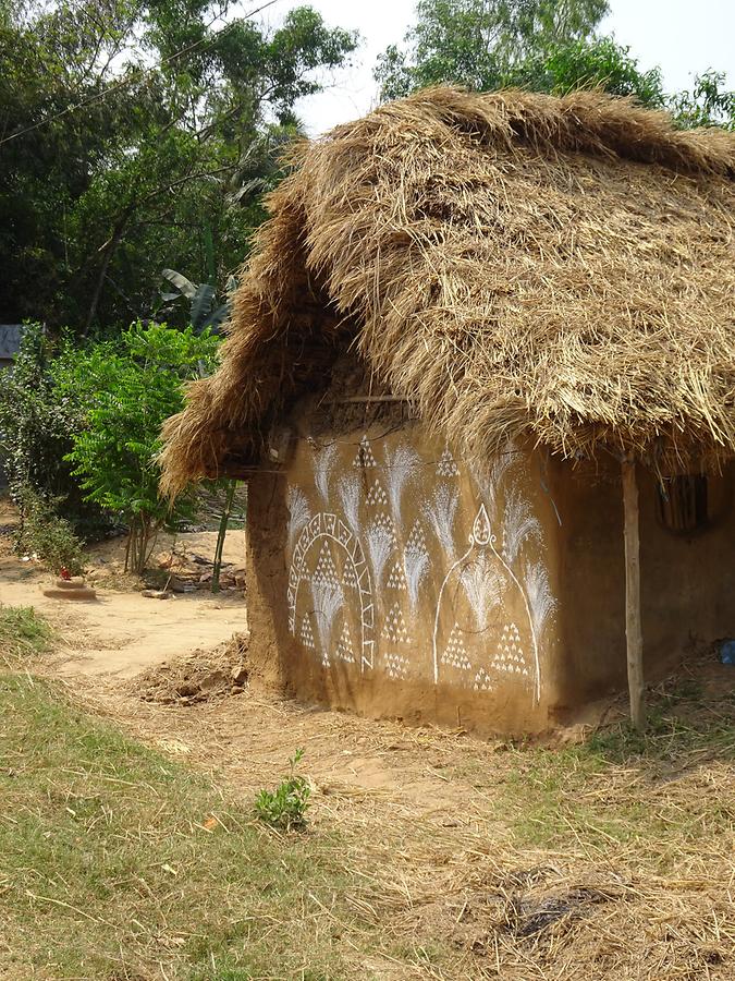 South of Bhubaneswar - Mud-Walled Houses