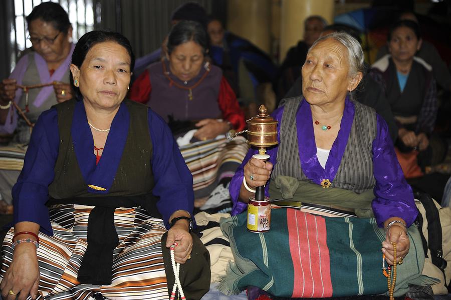 McLeod Ganj - Namgyal Monastery; Pilgrims