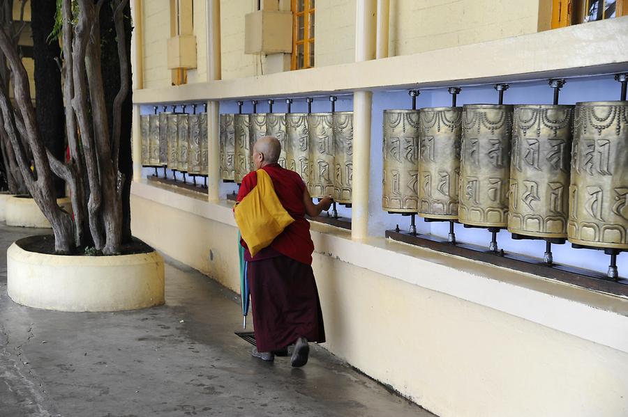 McLeod Ganj - Namgyal Monastery; Prayer Mills